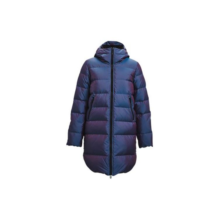 (WMNS) Under Armour ColdGear Infrared Down Iridescent Parka Navy Blue Women s 1365812-422 L