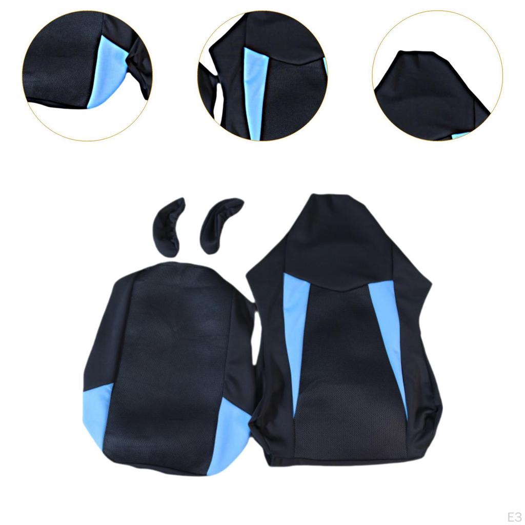 Gaming Stuhlbezüge Computer Büro Weich mit Armlehne Rückenlehnenbezug Überwürfe