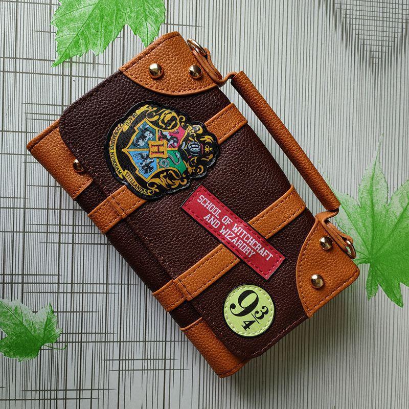 Harry Potter Magia Filmowa Torba na Ramię Crossbody Wodoodporna Vintage Uchwyt Górny Łańcuszek Uchwyt na Telefon Karty Portfel