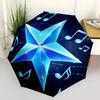 1pc Music Starry Notes Umbrella with Plastic Handle,Compact & Stylish,Suitable for All Seasons Ptys26031