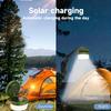 Multi Functional Cooling Fan with Light USB Rechargeable/Solar Tent Hanging Lantern Emergency Use