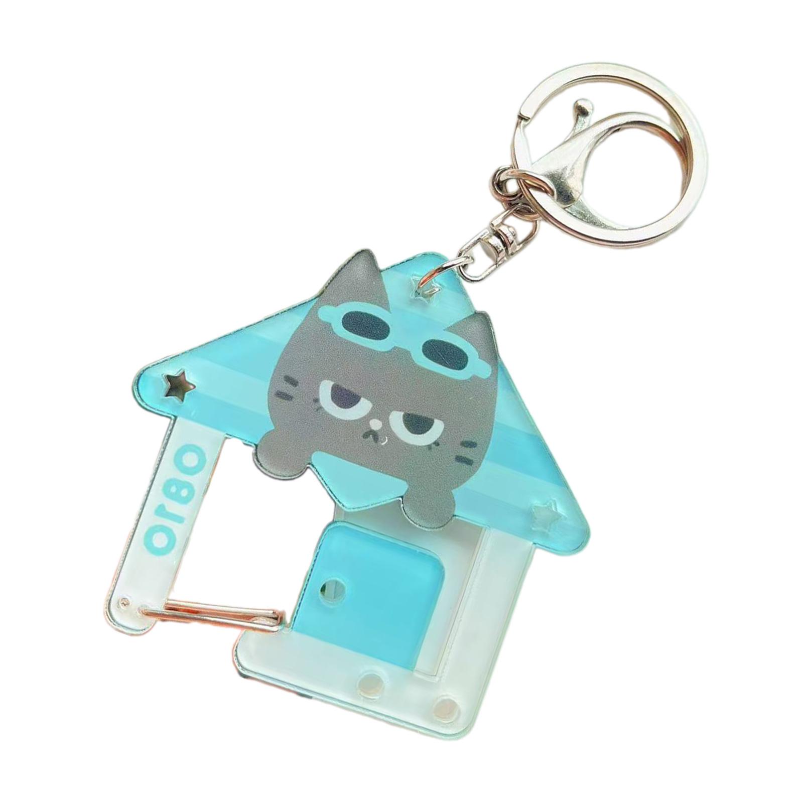 

Легкий акриловый брелок для питомца, мультяшный персонаж, карабин, брелок для ключей, подвеска для сумки, аксессуары для любителей активного отдыха 4