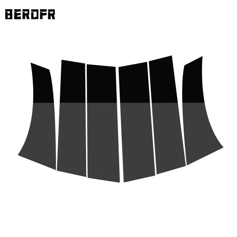 6PCS Car Window Door Column Polished BC Pillar Posts Fit For Mitsubishi ASX 2011- Window Trim Cover BC Column Sticker