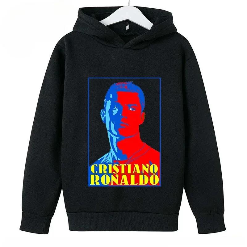 

Spring Autumn Casual Children s Hoodie Sports Sweatshirt for Boys and Girls Ronaldo Printed Fashion Kids Pullover Top 100