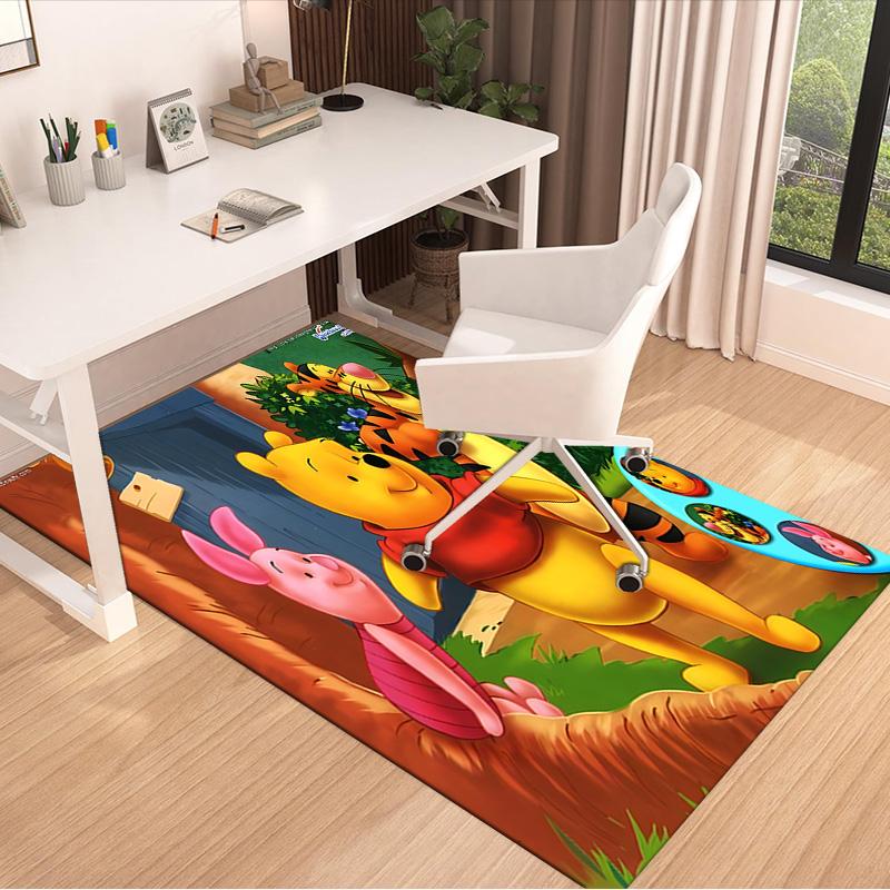 Winnie Pooh Friends Carpet For Playroom Bedroom Living Room Sofa Home Decorkids Game Area Rug Nonslip Floor Mat