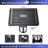 Gunmetal Gray 304 Stainless Steel Odor-Resistant Floor Drain with Copper Core for Shower & Washing Machine.