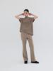 REPLAIN Unbalnced Knit Top