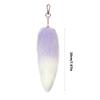 Plush Foxy Tail Keychain Soft and Comfortabel Key Holder 20cm Faux Furry Pendant Charm for Fashionable Accessories