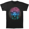 Men's Jimi Hendrix Afro Speech T-shirt Small Black
