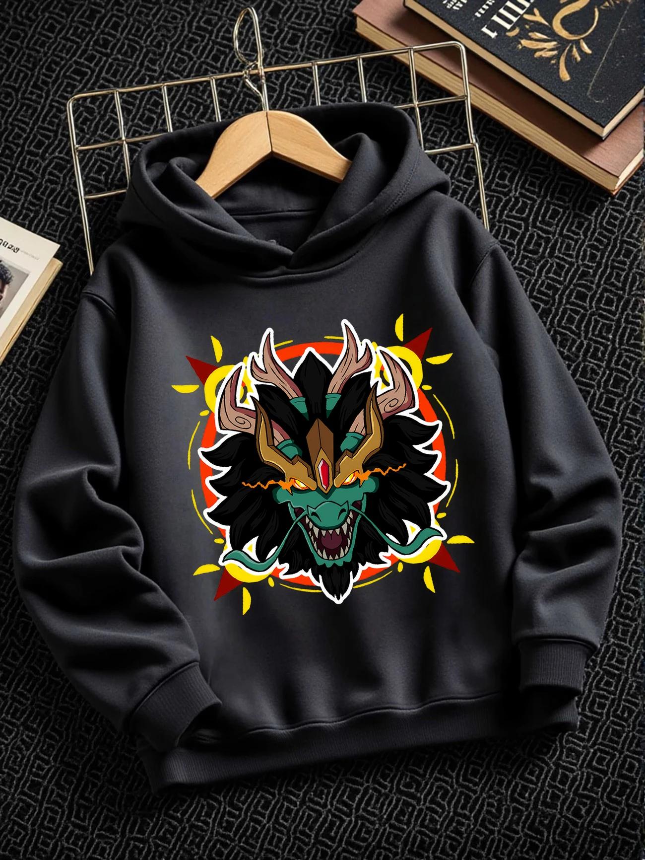 Warm Fruit Box Zip Hoodie Summer Cute Cartoon Crewneck Boys Girls Ages 3-14 100