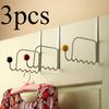 3 Stück Über-Tür-Hängegestell, Spurloses Kleiderbügelgestell, Stanzfreies Hänge-Aufbewahrungsregal, für Zuhause Zimmer Schlafzimmer Wohnzimmer, Wanddeko Dekoration