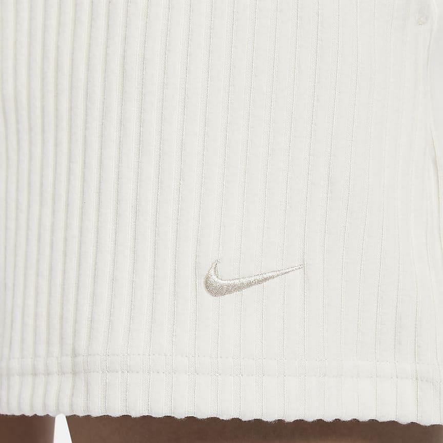 New Nike Sportswear Chill Knit Casual Shorts Women's Light Rosewood Umber FN3675-104