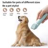 Pet Electric Clippers Professional Pet Grooming Set with Different Blades Cordless Dog Grooming Electric Trimmer for Paws Eyes Ears Face