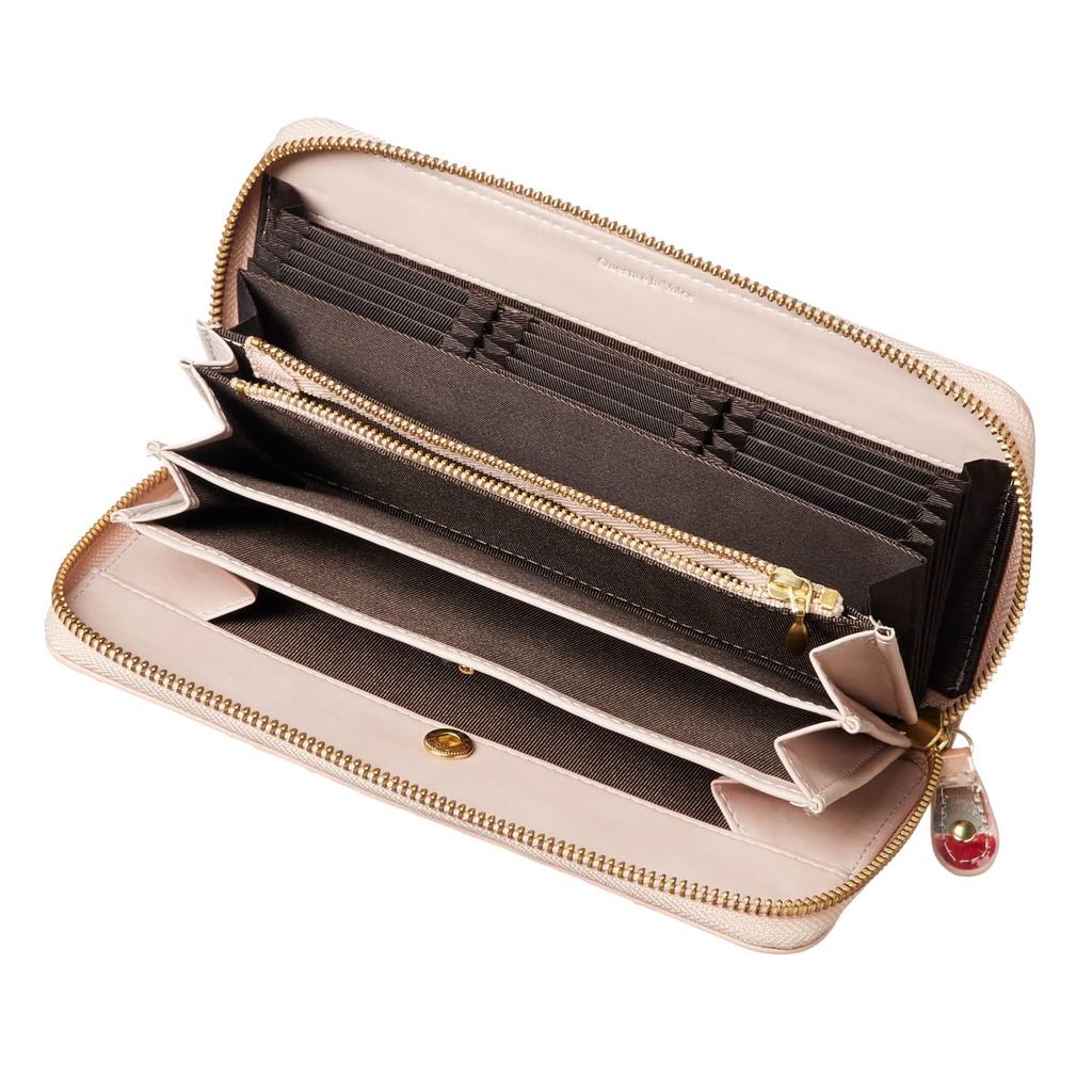 [VOICE] Align Le Murrine Women's Long Wallet, Made with Italian Life Leather. Featured in Shukan Bunshun. Elegant and Easy-to-Use Vertical Card Case.
