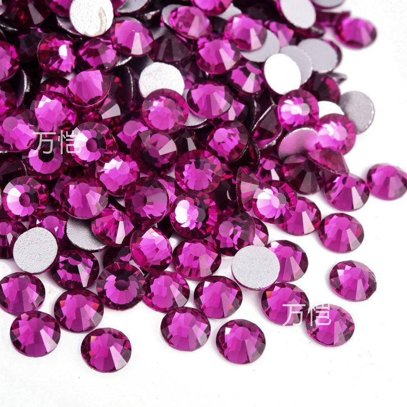 Ss3-Ss16 Mixed Size Flat Bottom Drill, Mobile Phone Case Diy Sticker Diamond Crystal Glass, Creative Nail Art Jewelry Accessories