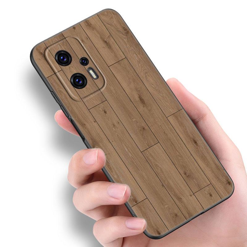 

Чехол для телефона из натурального дерева для Xiaomi POCO F2 F3 M2 M3 M4 X3 X4 Pro NFC F4 GT 5G F1 X2 C3 C31 C40 M5S, мягкий черный чехол из ТПУ Xiaomi POCO M5S