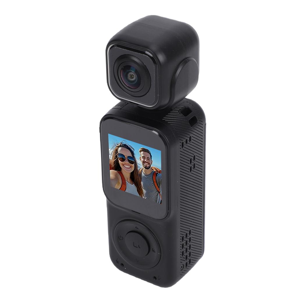 Portable Video Recorder 4K 12MP Dual Lens 180 Degree Rotation WiFi Handheld Sports Camera for Outdoor