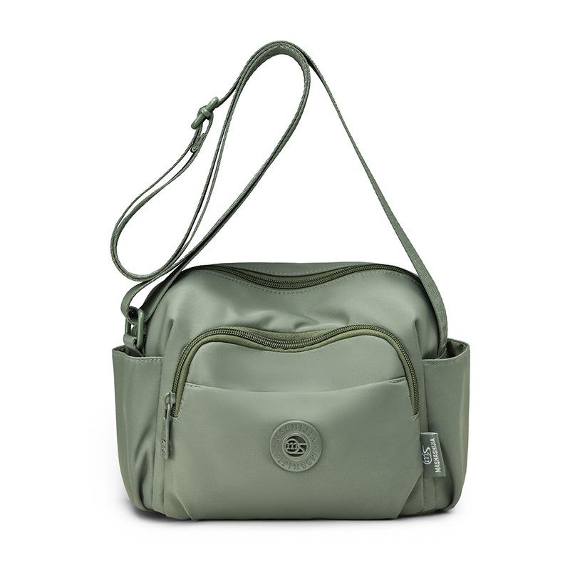 Sac bandoulière léger en nylon pour femme 2026 - Résistant à l'usure, Multi-couches, Polyvalent pour le quotidien et les trajets