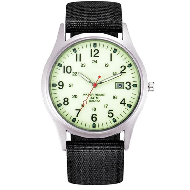 Nylon Strap Men's Watch Calendar Quartz Watch Military Watch