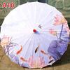 Silk Cloth Women Umbrella Cherry Blossoms Ancient Dance Umbrella Decorative Umbrella Chinese Style Oil Paper Umbrella