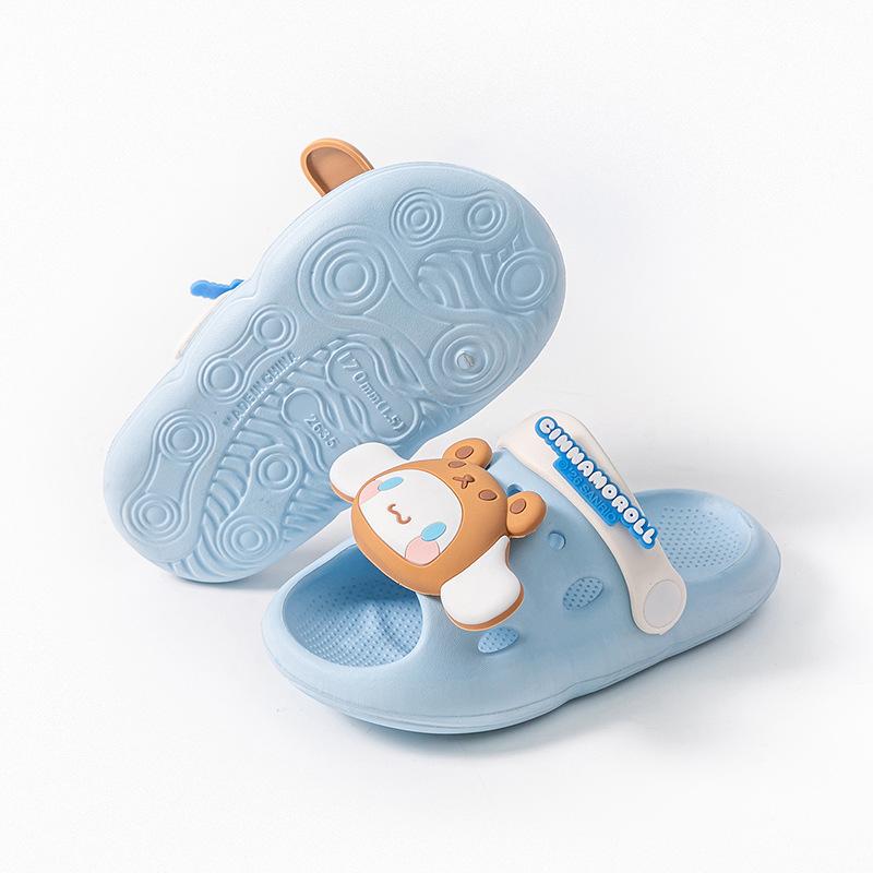 Sanrio Girls' Non-Slip Cartoon Summer Slippers - Lightweight & Soft Sole for Children