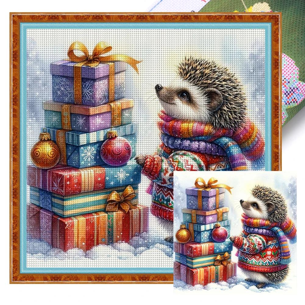 

Милий Мультяшний Тварина Собака Хлопчик Повна Вишивка Еко-бавовняна Нитка 11CT Надрукований Хлопчик Набір для Вишивання Хрестиком Мистецтво Прикраса Домашній Декор 40x40см