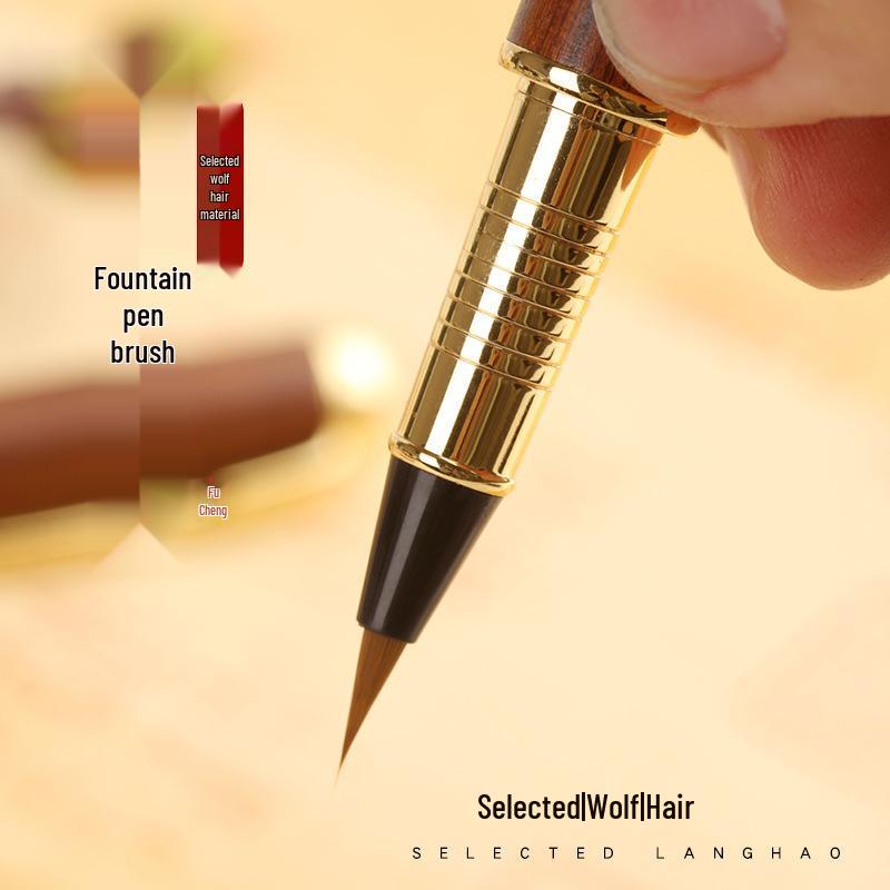 Xiulibee Soft Brush Pen - Refillable Wolf Hair Brush for Calligraphy and Art