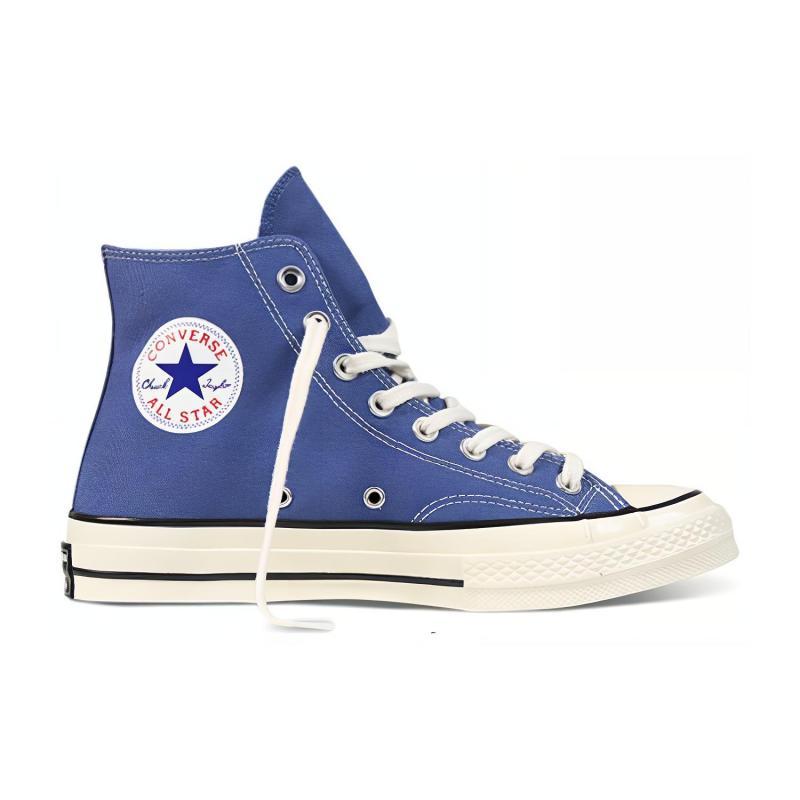 Converse Chuck Taylor All Star 1970s Hi Top True Comfortable and Versatile High Top Espadrilles Unisex Blue & White