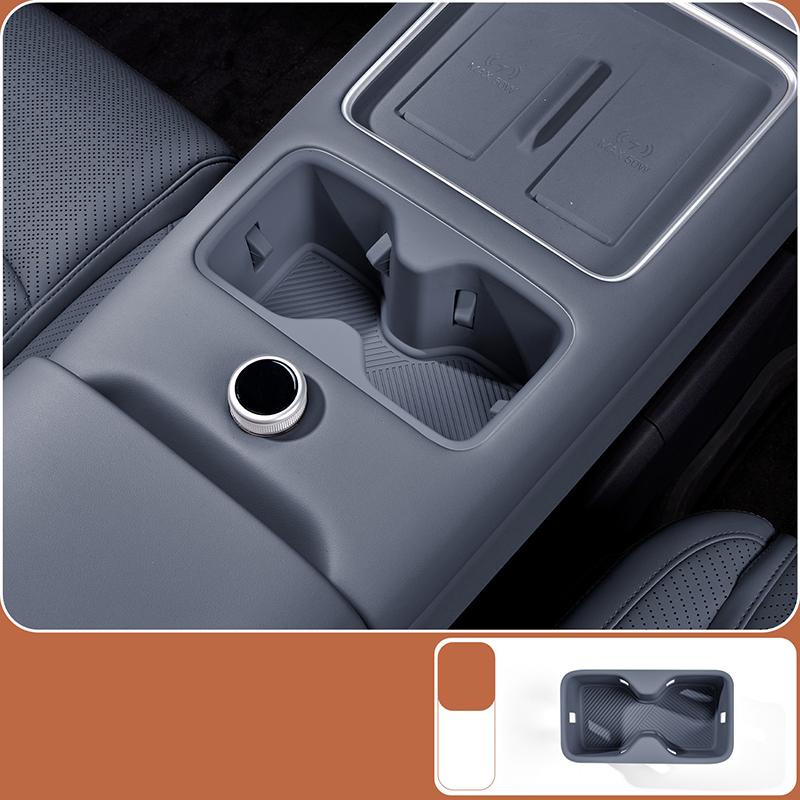 

Для BYD Leopard Titanium 7 2025 2026 Автомобільний Стайлінг Центральна Консоль Силіконова Підставка під Підсклянник Бездротова Зарядна Підставка Аксесуари