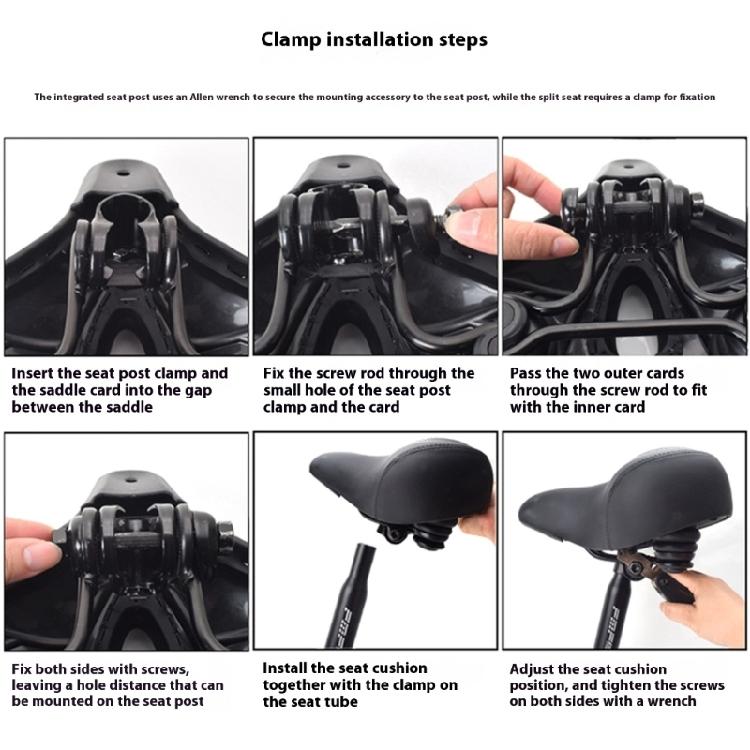 Widen Bicycles Saddles Cycling Cushion Road Bike Saddles Pad Nonslip Bike Cushion Shock Absorbing Seat Pad Enduring
