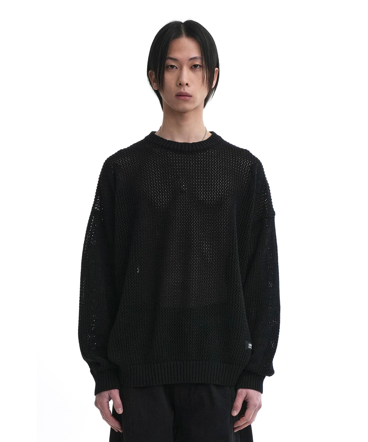 Oy Mesh Opyd Knit-Black One Size
