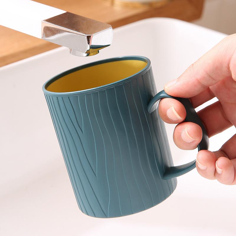 Bathroom Tumblers Plastic Mouthwash Cup Coffee Tea Water Mug Home Travel Solid Color Toothbrush Holder Cup Drinkware Tools