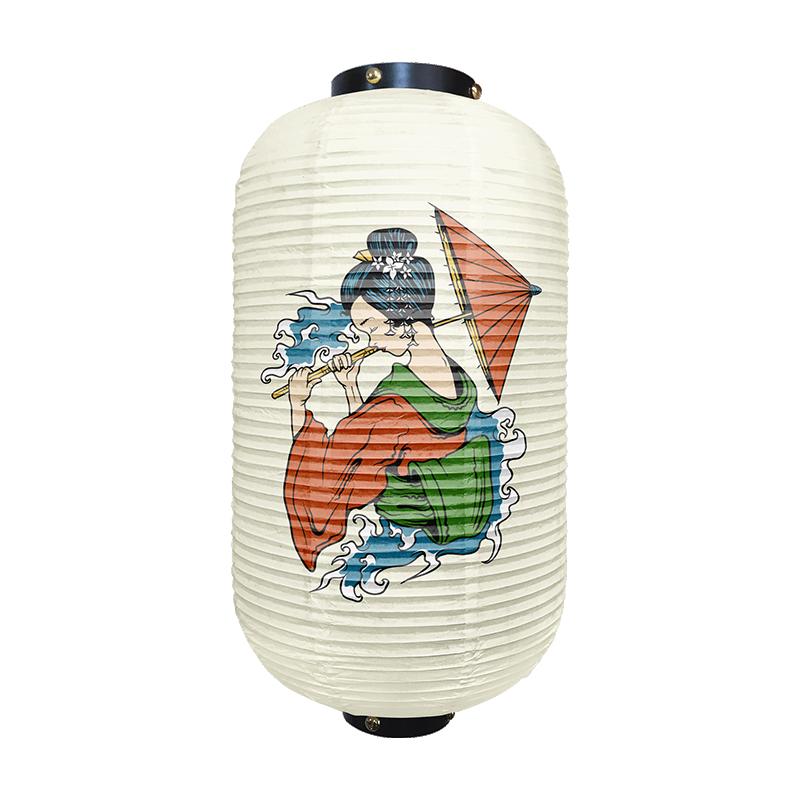Japanese Traditional Geisha Pattern Lantern Beautiful Ukiyo-e Style Paper Cuisine Izakaya Restaurant Home Holiday Party Decor