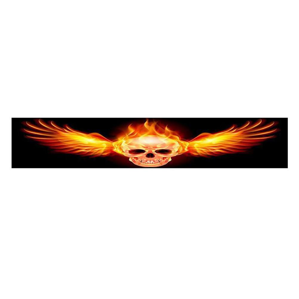 Car Front Rear Windshield Stickers 3D Wolf Eyes Decals Personalized Stickers Car Styling Decoration Auto Accessories 130*21cm