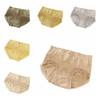 6Pcs Cotton Crotch Seamless Briefs Mid Waist Underwear for Women Soft Lace Bowknot Panties  Lady