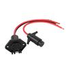 DC12V Trolling Motor Plug and Receptacle 2 Wire Flush Mount Plug and Play for Marine Boats Kayaks
