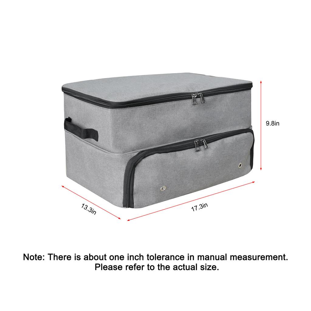 2 Layers Golf Trunk Organizer 2 Seperate Storage Shoes Golf Organizer Divider