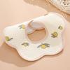 Pure Cotton Waterproof Baby Bibs for Boys - Newborn Feeding Drool Bibs