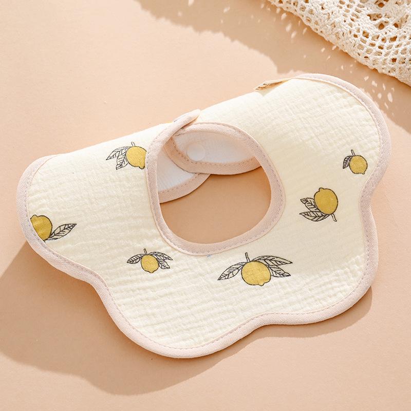 Pure Cotton Waterproof Baby Bibs for Boys - Newborn Feeding Drool Bibs