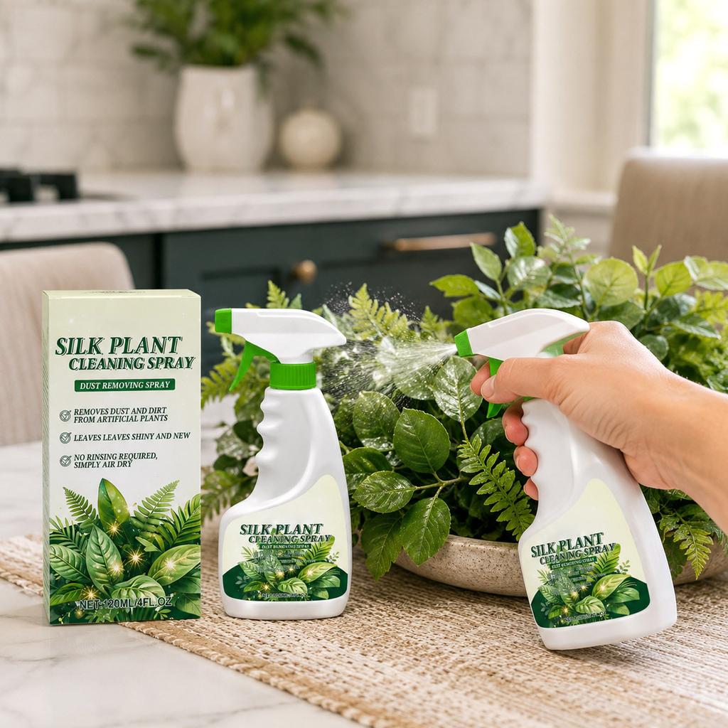 Reinigungsspray für Kunstpflanzen, Seidenblumen und