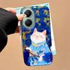 Lucky Cat Vortex Texture Women Girls Phone Case for Xiaomi Poco X5 X7 M6 Pro X6 X3 Pro NFC C75 C71 C65 C61 M5S Shell Bags Cover