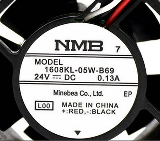 NMB 1608KL-05W-B69 Fanuc 24V DC Cooling Fan 0.13A Dual Philosophy