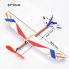 Ligthweight Airplane Glider Toy Model Popular Multistyles Rubber Band Powered Helicopter DIY Assemble Airplanes Toy