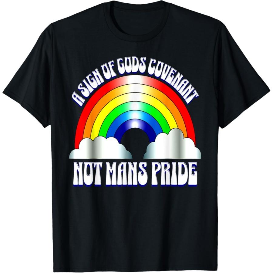 Знак завета Бога, а не гордости человека, христианская радуга XXXXXL чёрный