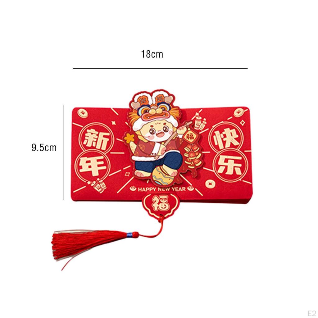 Rote Umschläge zum Jahr des chinesischen Drachens, Hong Bao-Neuheitspakete für Familientreffen,