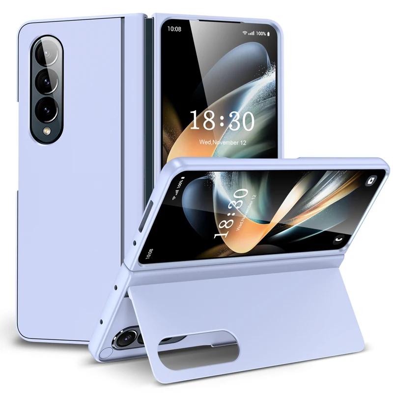 For Samsung Galaxy Z Fold 4 5 6 7 Case Ultimate Touch Feeling PC Bracket Folding Anti-fall Full Protection Cover for Z Fold4 5