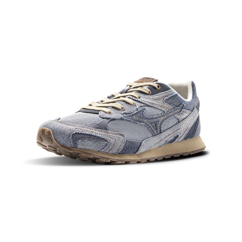 Mizuno LG 60S 2K YONGPU Comfortable Versatile Low Top Lifestyle Casual Shoes Unisex Denim Blue D1GH242109