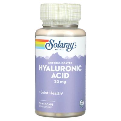 Enteric Coated Hyaluronic Acid, 20 Mg, 30 Veggie Capsules