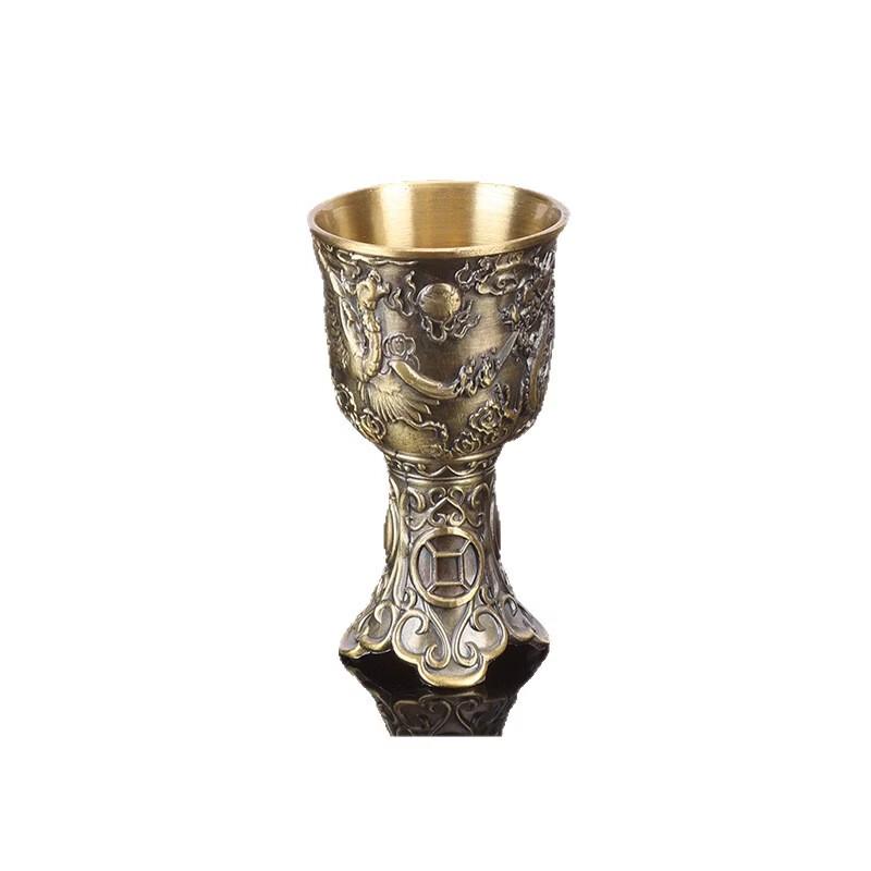 LISM Bronze Dragon Phoenix Wine Cup