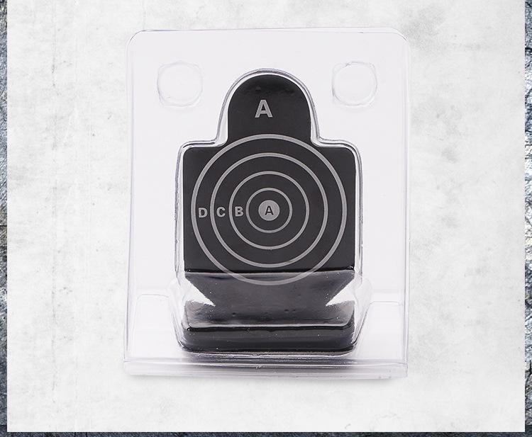 Aluminum Alloy Humanoid Soft Bullet Target for Indoor Shooting Training and Military Enthusiasts